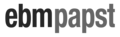 Zu sehen ist das Logo von ebm-papst. 