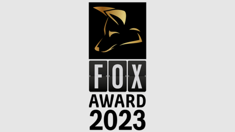 Signet Fox Award Zu sehen ist das Signet des Fox Award 2023.